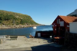 Einfahrt in den Fjord